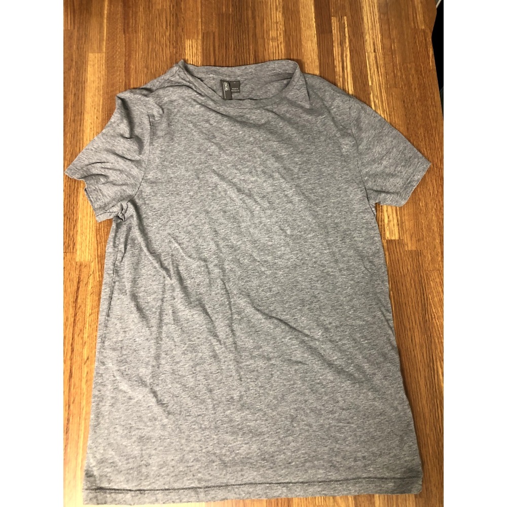 ASOS Mens Medium Gray Heather Crew Neck T Shirt Short Sleeve Casual Basic Tee